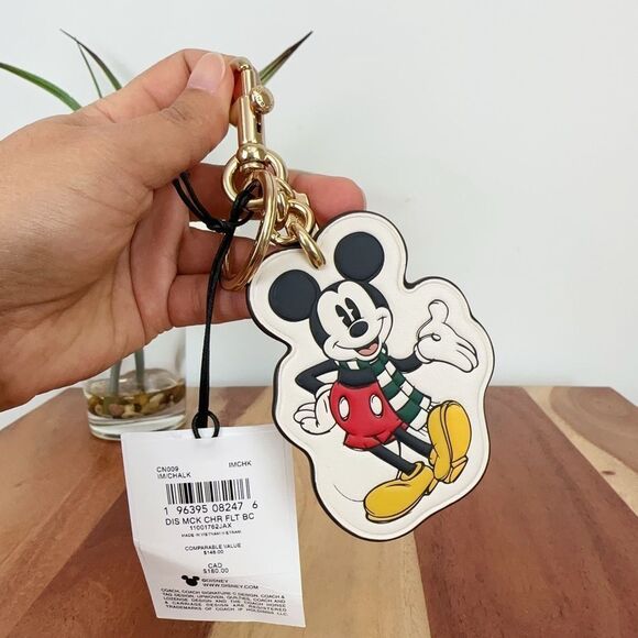 NWT Disney X Coach Mickey Mouse Bag Charm - Picture 4 of 4